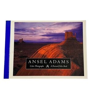 Ansel Adams Color Photographs A Postcard Folio Book